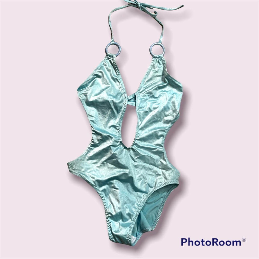 One piece cut out swimsuit